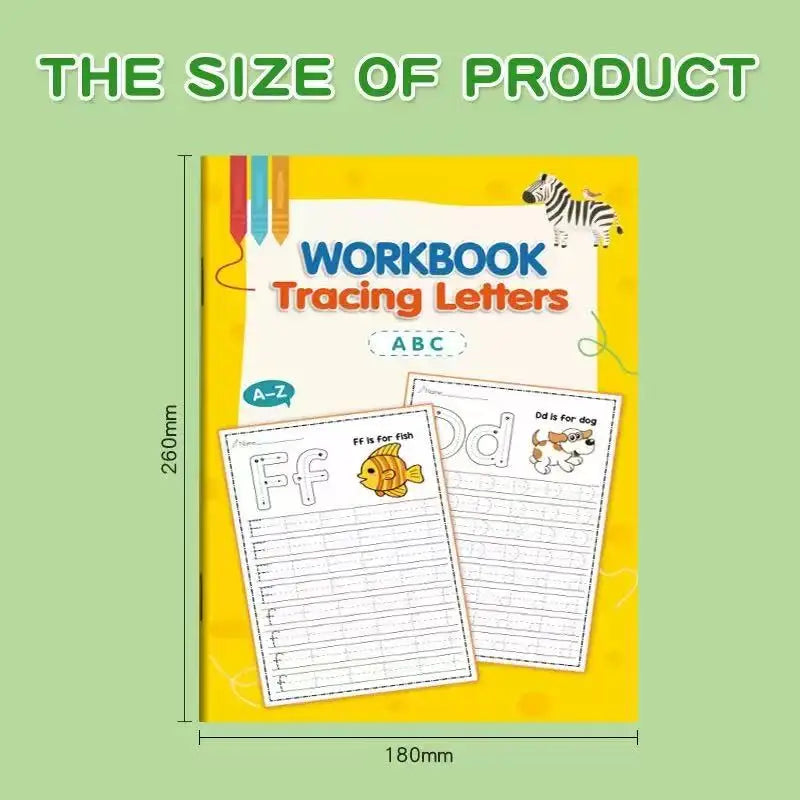Children Calligraphy 26 Alphabet Tracing Workbook Educational Books