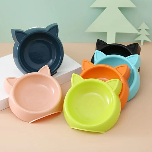 Cat-Shaped Pet Bowl | Non-Slip Feeder for Small & Medium Pets Pet Feeder Bowl Peaceful Pleasures Health and Wellness