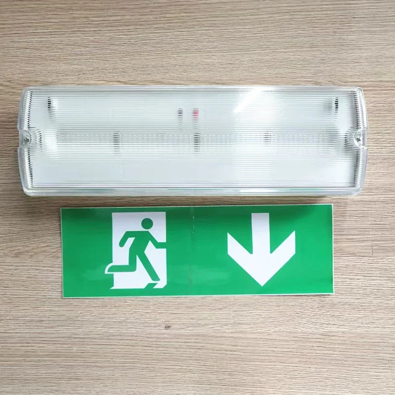IP67 LED Emergency Exit Light | 18650 Battery | 85–265V