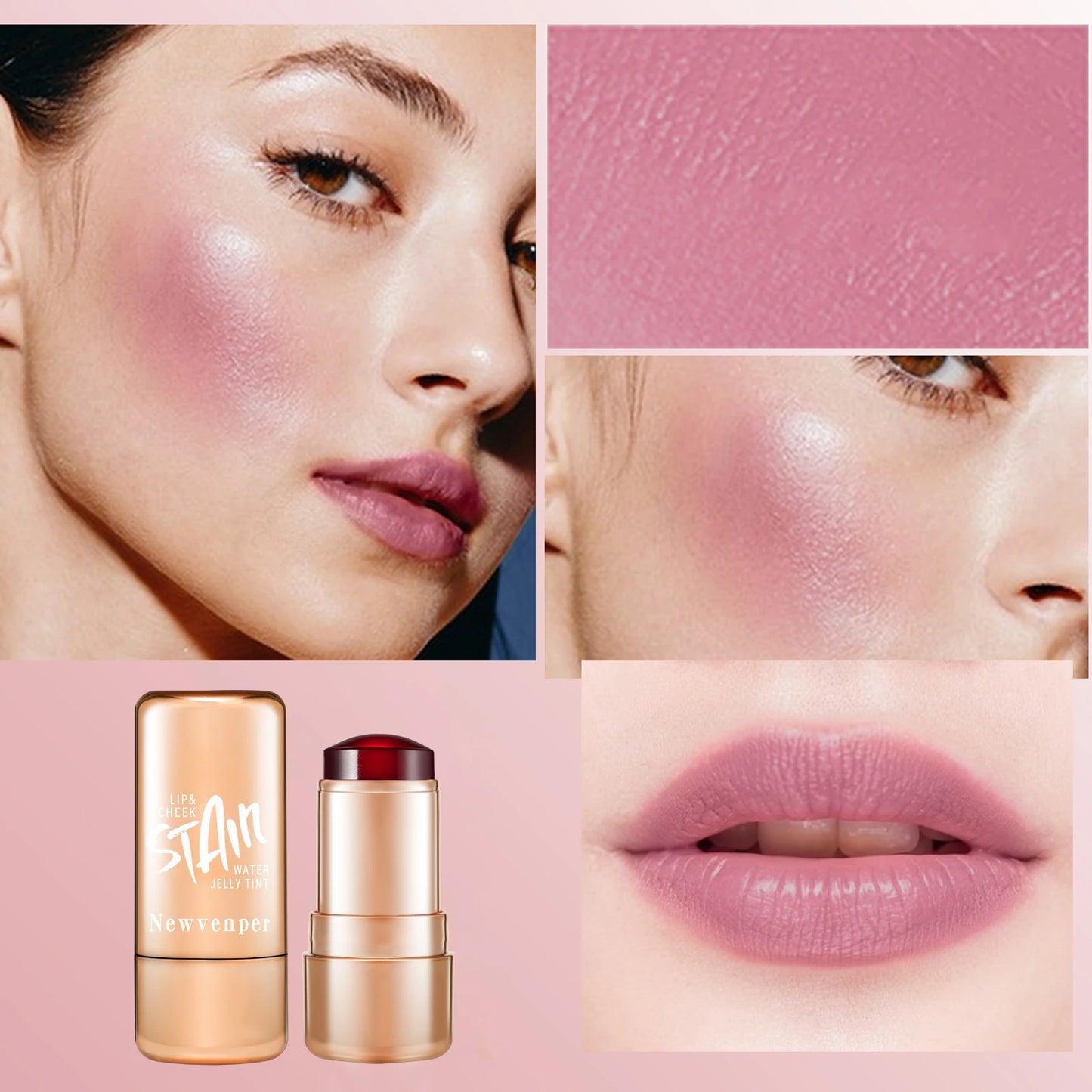 Waterproof Water Jelly Tint Blush Stick for Face & Lip Peaceful Pleasures Health and Wellness