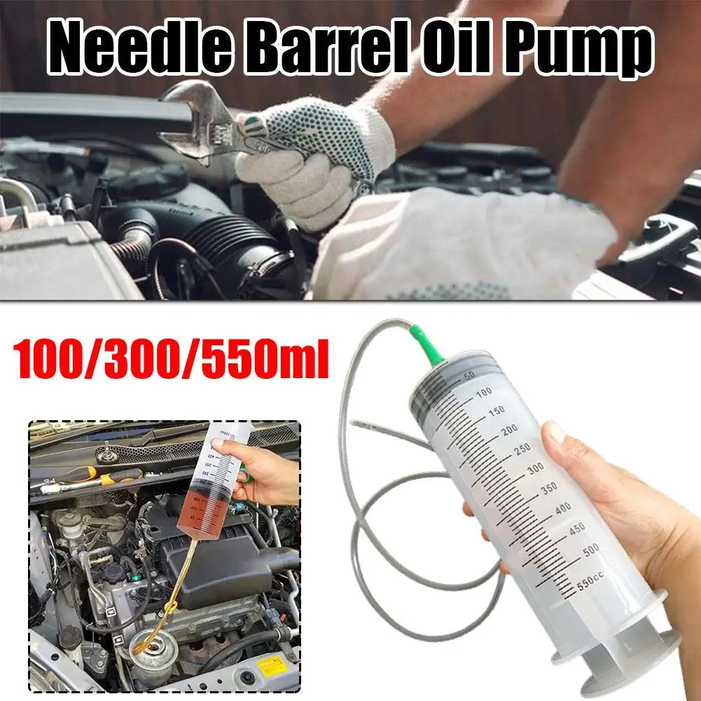 Large Plastic Syringe with 1m Hose | 100/300/500ml Dispenser