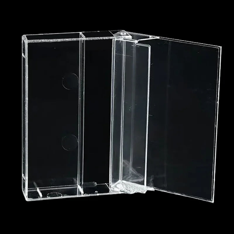 Transparent Cassette Tape Storage Box – Dustproof Case