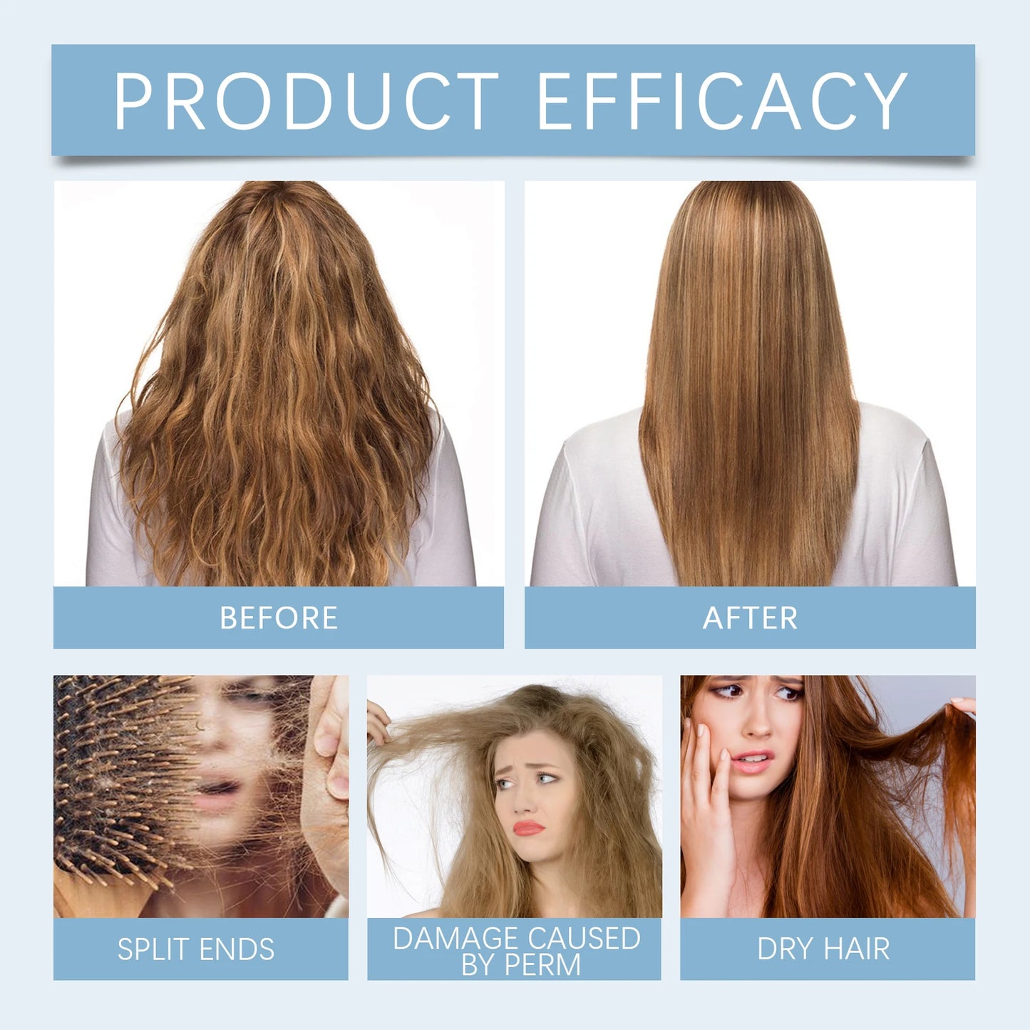 HOEGOA Leave-In Conditioner Cream – Anti-Frizz & Detangling