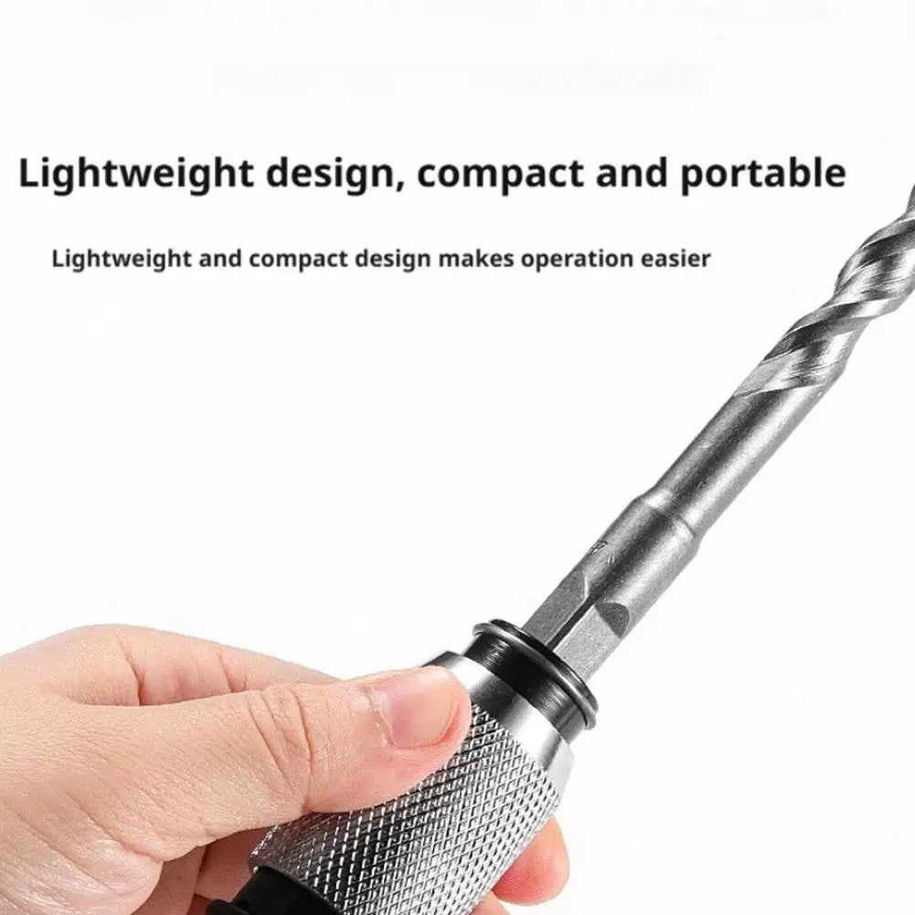 Rotary Hammer Adapter Kit with 4 Impact Drill Bits | Quick-Release
