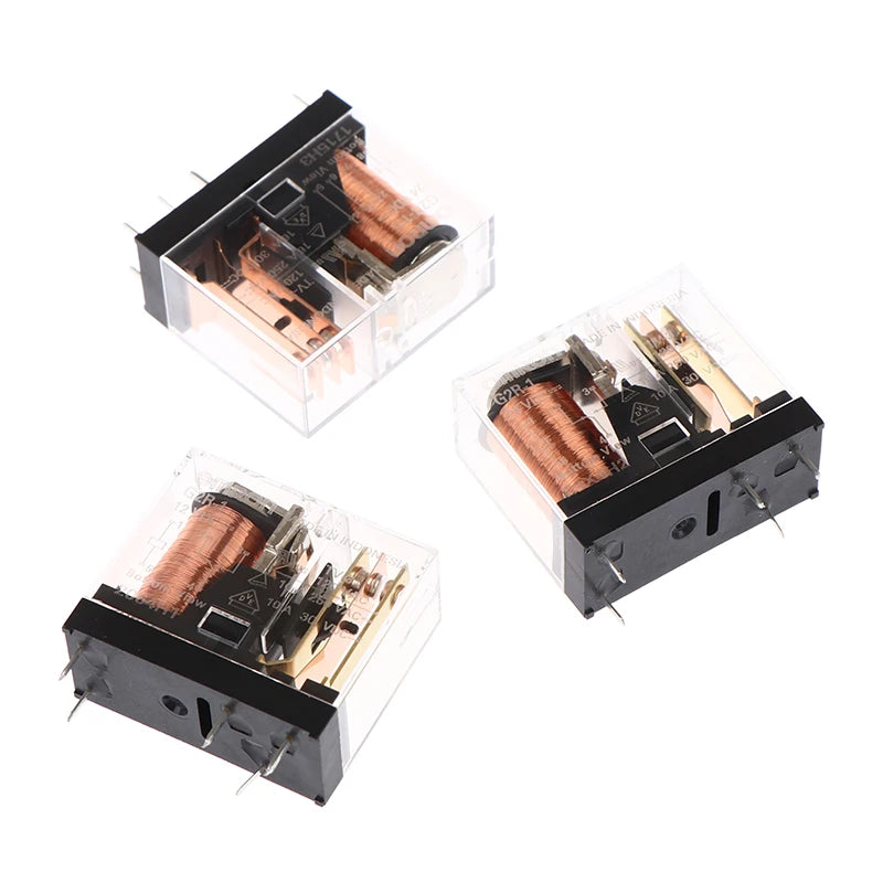 1Pc 5/8Pin 10A 250VAC Miniature Low-Power Relay G2R 12VDC 24VDC 12V 24V G2R-1 G2R-1-E DC12V DC24V Solder Terminals Peaceful Pleasures Health and Wellness