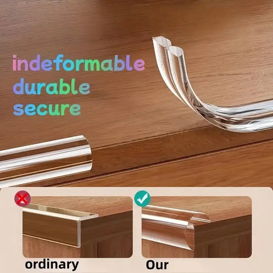 Clear Furniture Corner Guards Baby Proofing Thick Soft Rubber Edge Protector Strips Invisible Tape for Table Desk Cabinet Peaceful Pleasures Health and Wellness