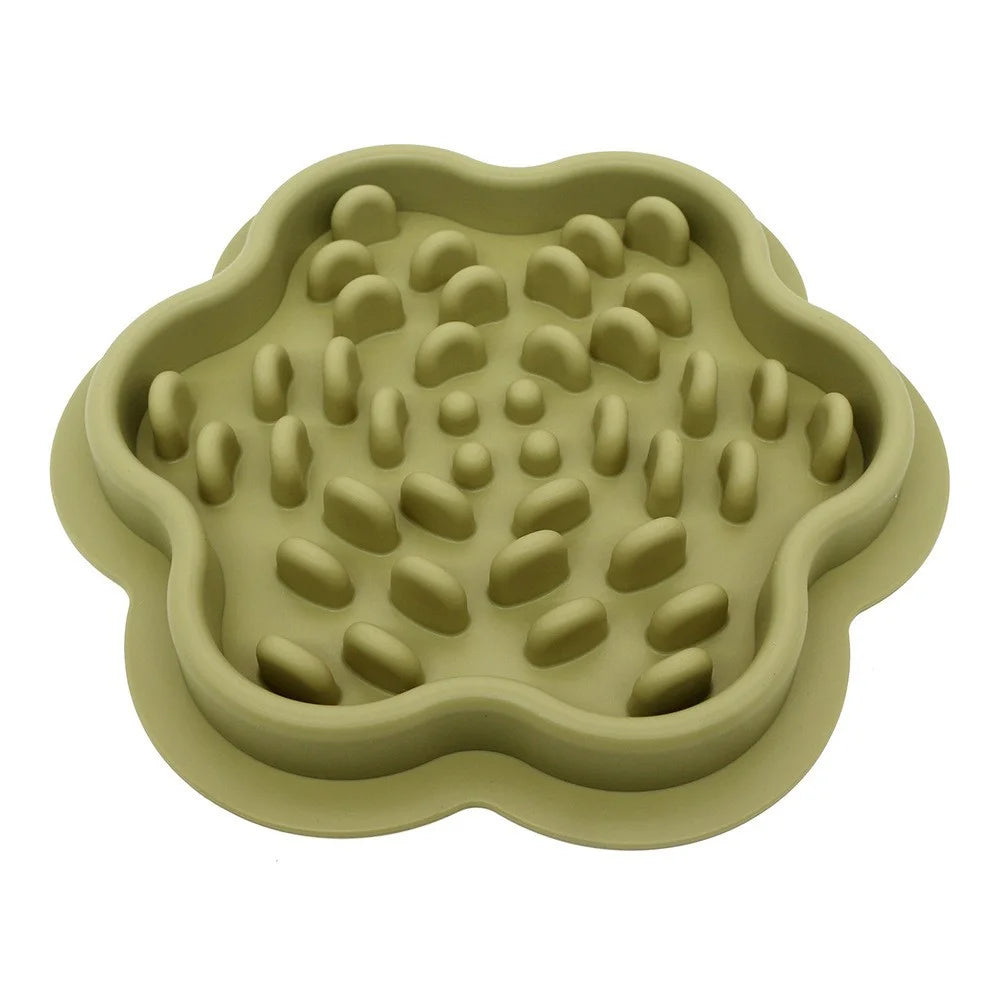 Slow Feeder Bowl for Dogs & Cats | Non-Slip Silicone Mat