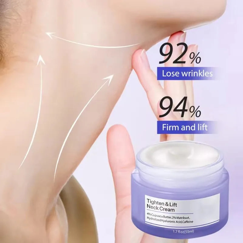 Tighten Lift Neck Cream Lightens Fine Lines Brightens Firms Nourishes Neck Cream Lightening Smoothing Moisturizer Neck Cream Peaceful Pleasures Health and Wellness