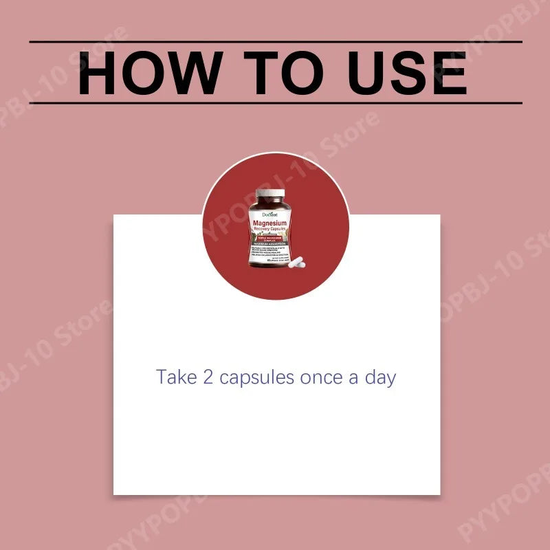 Triple Magnesium Complex Capsules – Energy, Calm & Sleep