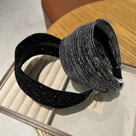 Sparkling Rhinestone Wide Headband – Moon Star Party Hairband Rhinestone Headband Oasis Select