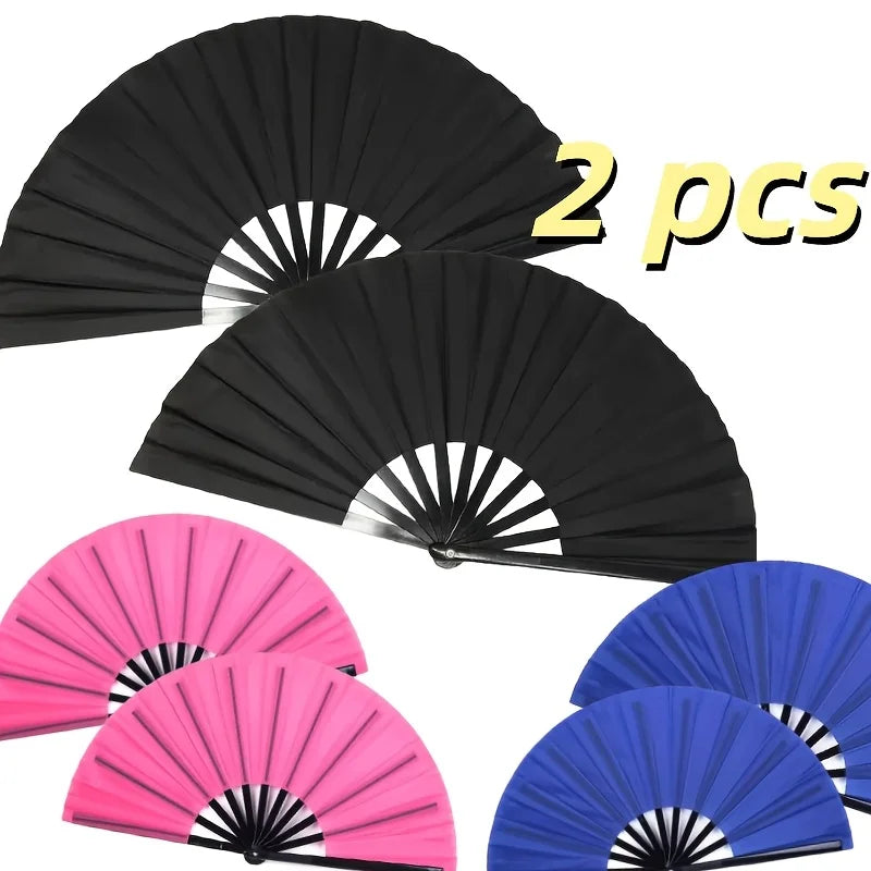 2-Pack Chinese Tai Chi Folding Fans | Martial Arts & Dance
