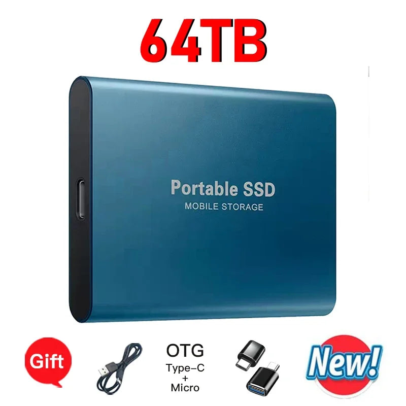 EOENKK USB 3.2 M.2 Portable External SSD for PC, Mac & Laptop