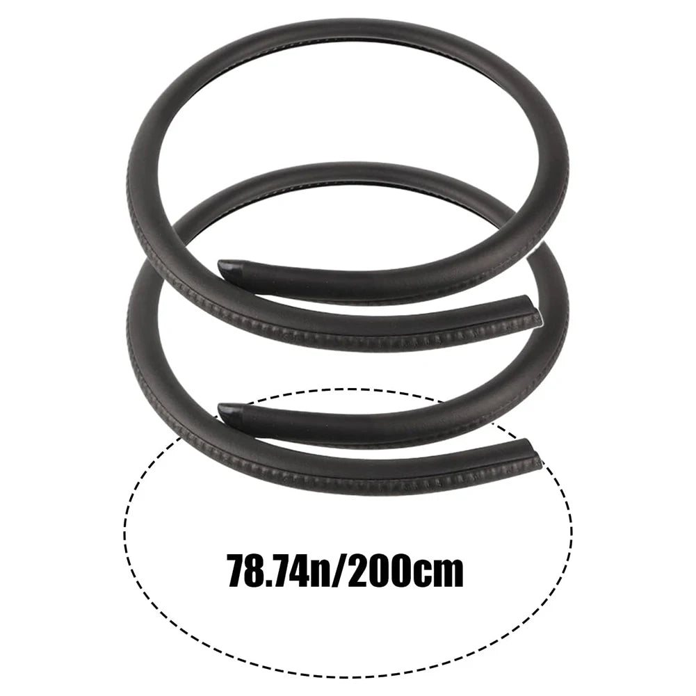 Draft Excluder Weather Strip Car Door Edge Rubber Weatherstrip Sealing Strips Noiseproof Windproof Protection For Auto Door Peaceful Pleasures Health and Wellness