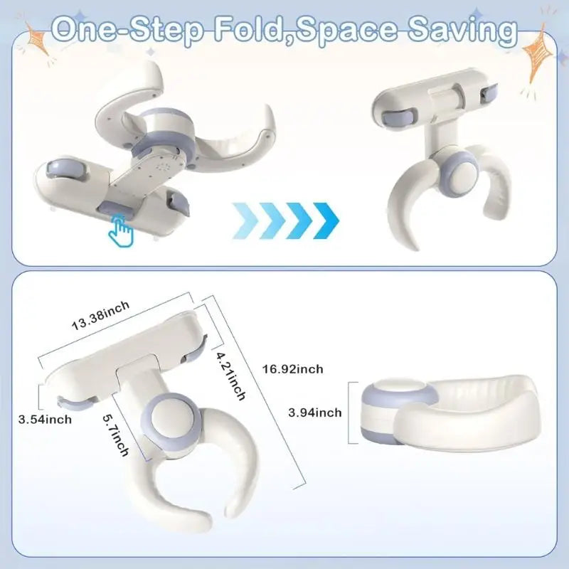 Baby Bath Wall Mount Seat | Suction Cup Support 6–36 Months