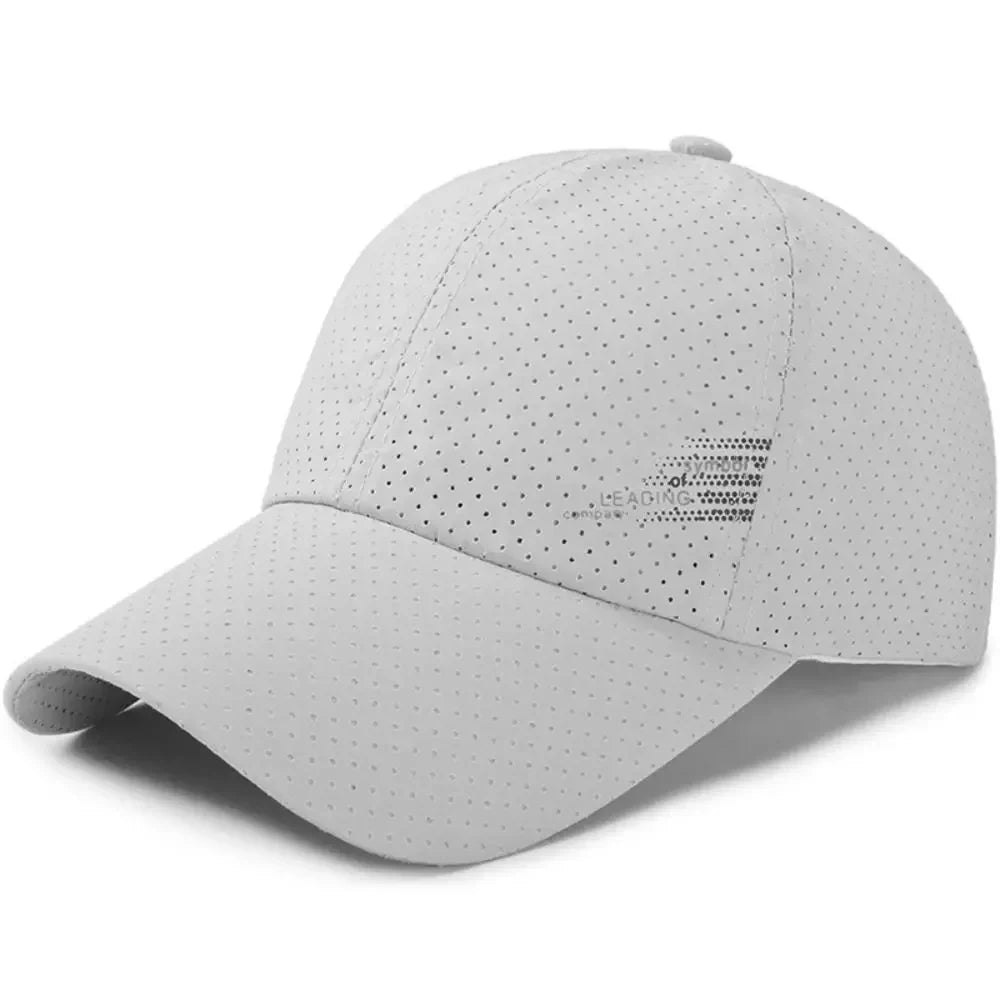 Adjustable Unisex Baseball Cap – Moisture-Wicking Quick-Dry Sun Hat
