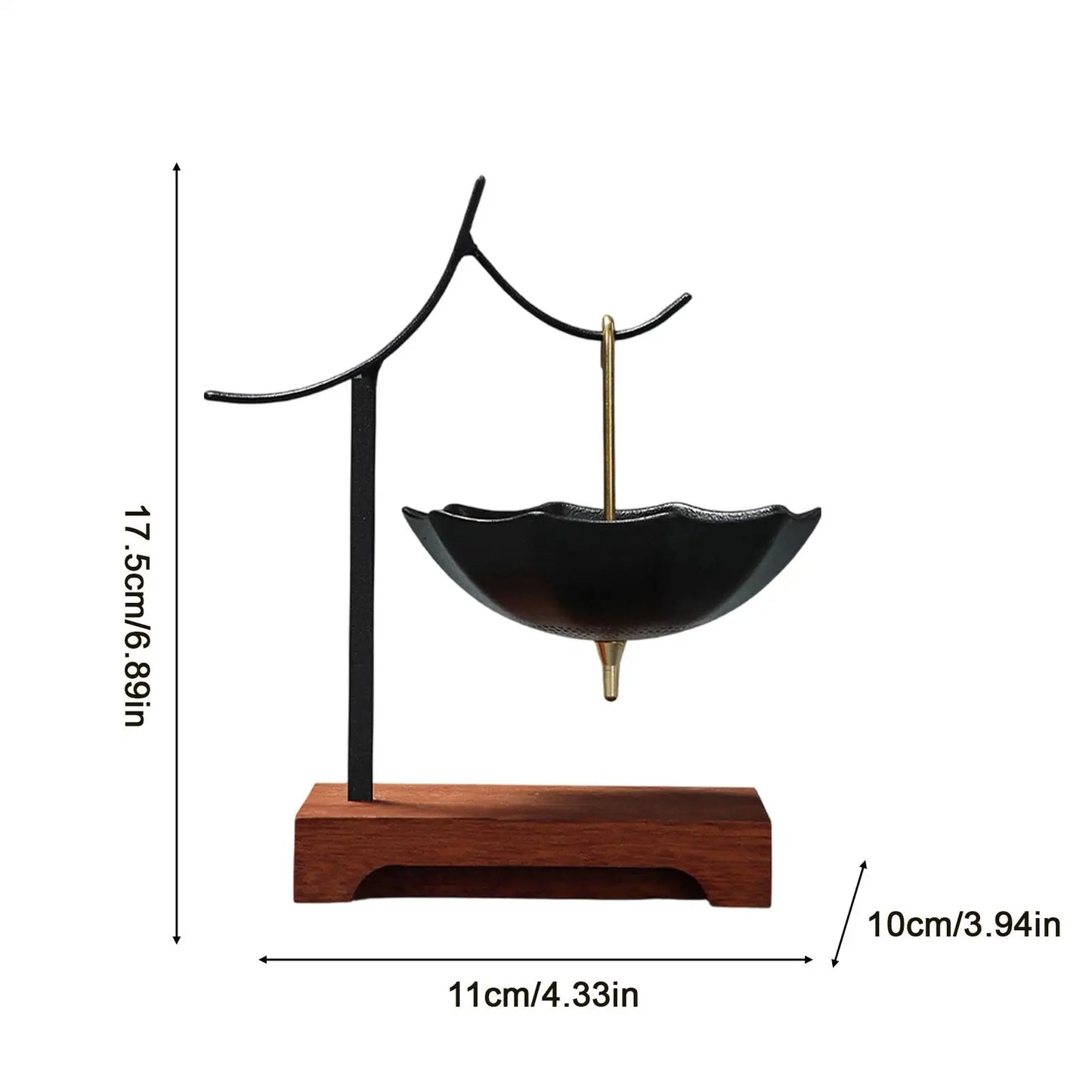 Tea Strainer Umbrella Design Ceramic Leaf Colander with Stand Strainers for Loose Tea for Enhances Flavor Softens Water Cooking Peaceful Pleasures Health and Wellness