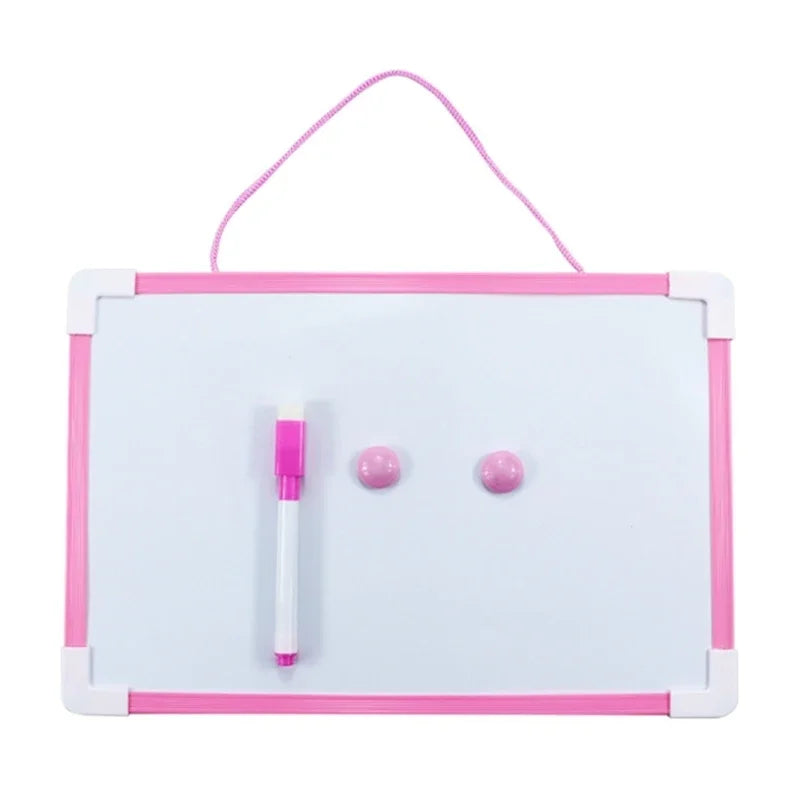 Double-Sided Magnetic Whiteboard with Marker & Magnets