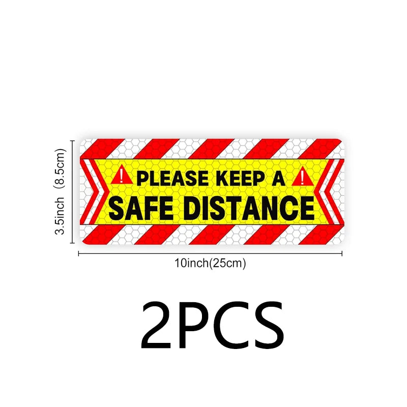 Reflective Student Driver Bumper Sticker – Waterproof Warning