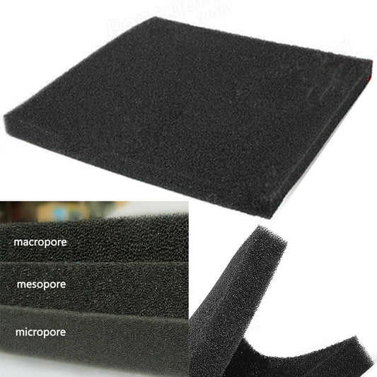 Aquarium Biochemical Filter Sponge 50x50cm – 15/30/40PPI Foam Aquarium Filter Sponge Oasis Select