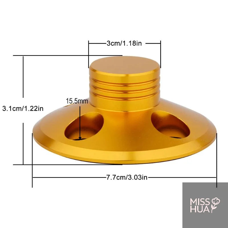 Vinyl Record Weight Stabilizer | Aluminum Turntable Clamp