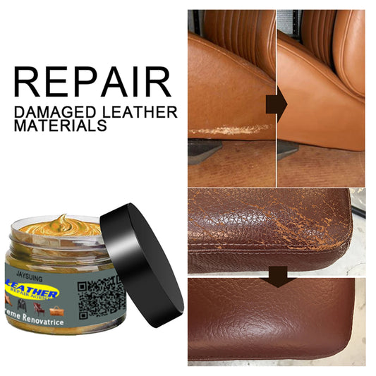 Leather Recoloring Paste Super-fast Drying Leather Repair Gel for Leather & Vinyl Couches Boat Car Seats Furniture Peaceful Pleasures Health and Wellness