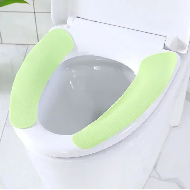Portable Reusable Soft Warm Toilet Seat Cushion Washable Paste