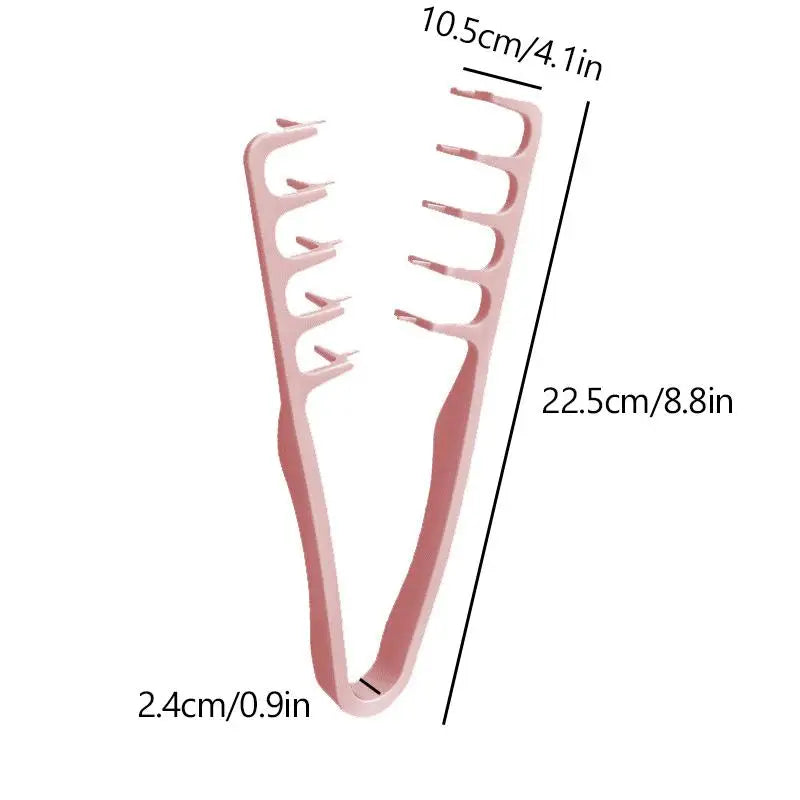 Wide-Tooth Hair Seam Comb for Volume, Bangs & Root Lift