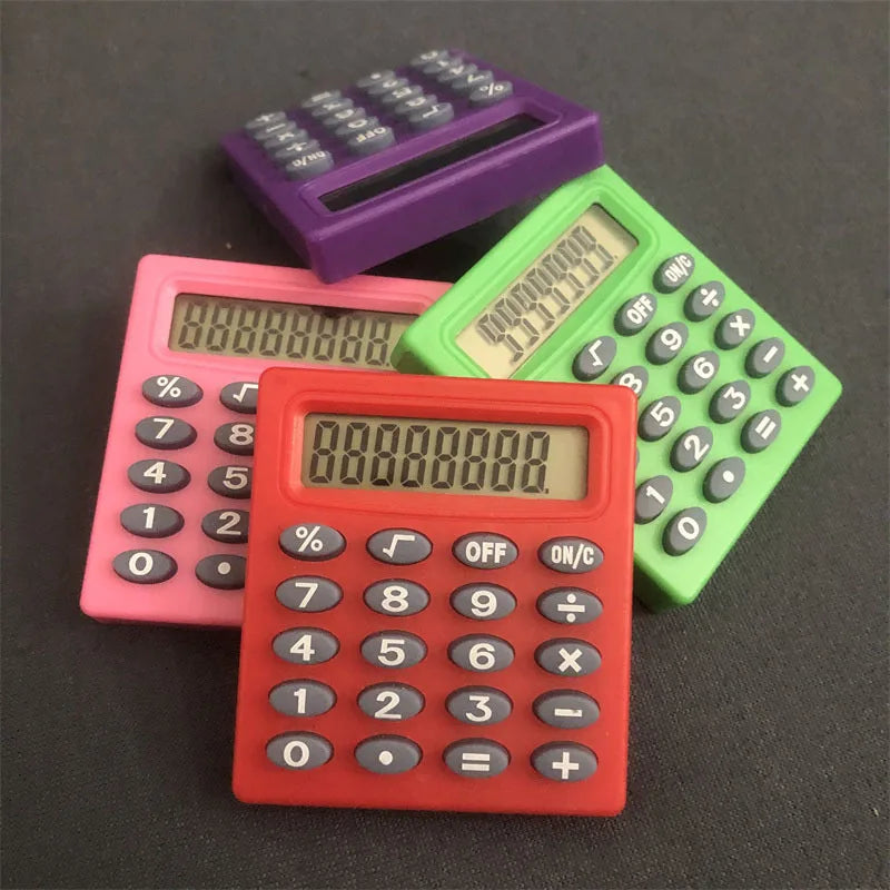 Cute Silent Calculator Mini Version Learning Auxiliary Small Portable Calculator Back To School Supplies Students/Finance Peaceful Pleasures Health and Wellness