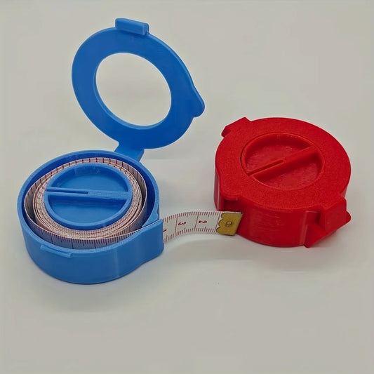 Plastic Tape Measure Storage Box | Compact Organizer Tool Storage Box Peaceful Pleasures Health and Wellness