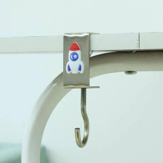 Adjustable Desk Hook | Removable Handbag Clip Table Hanger Desk Storage Hook Peaceful Pleasures Health and Wellness