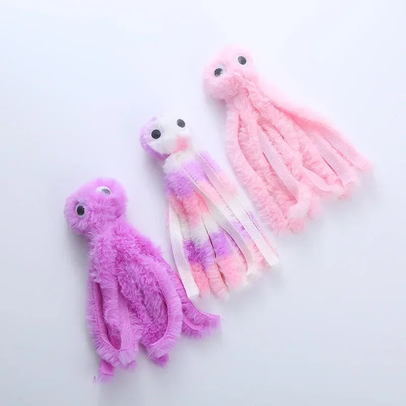 Catnip Octopus Plush Toy – Interactive Cat & Dog Chew Toy Catnip Plush Toy Peaceful Pleasures Health and Wellness
