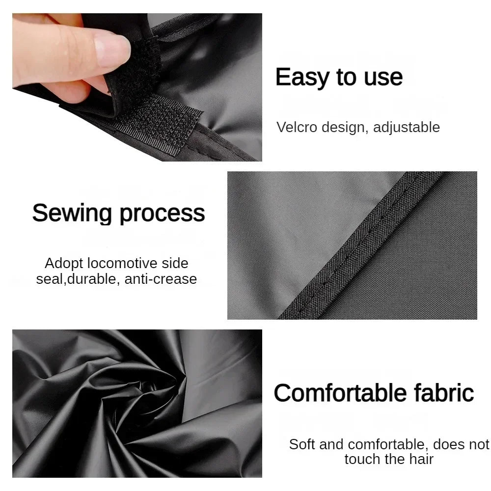 Barbershop Hairdressing Cape Waterproof Hair Coloring Wraps for Hair Color Shampoo Hair Dye Cloth Haircut Cloak Tools Peaceful Pleasures Health and Wellness