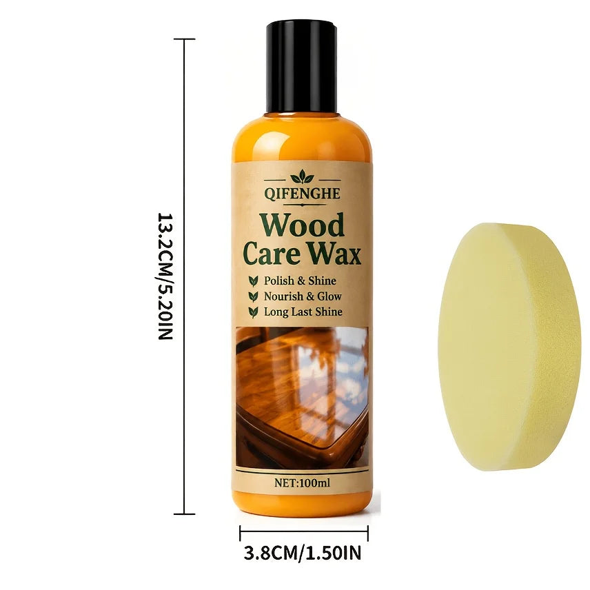 Wood Care Wax Polish – Glossy Hardwood Furniture Protection