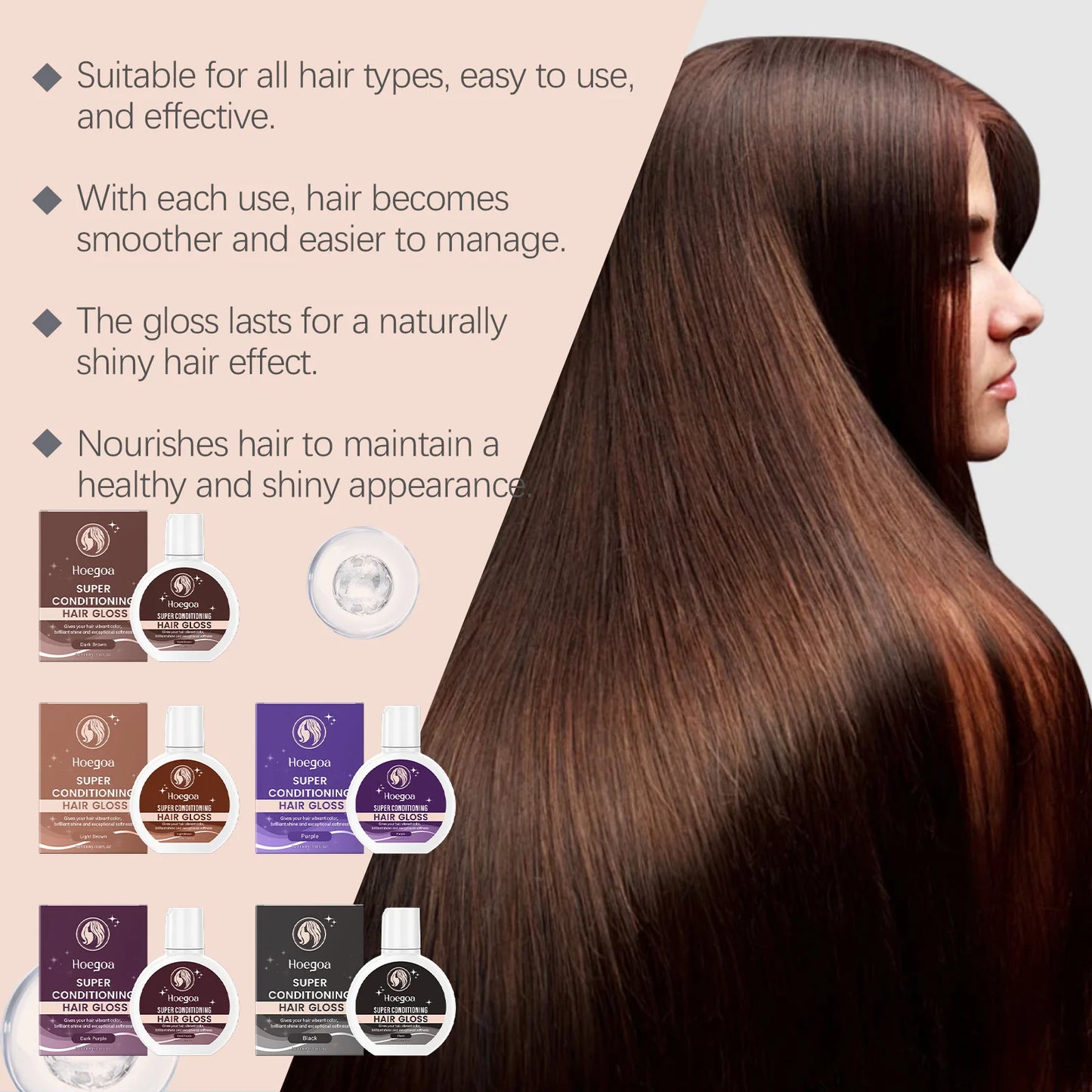 Hoegoa Anti-Frizz Hair Brightening Color Conditioner 100ml