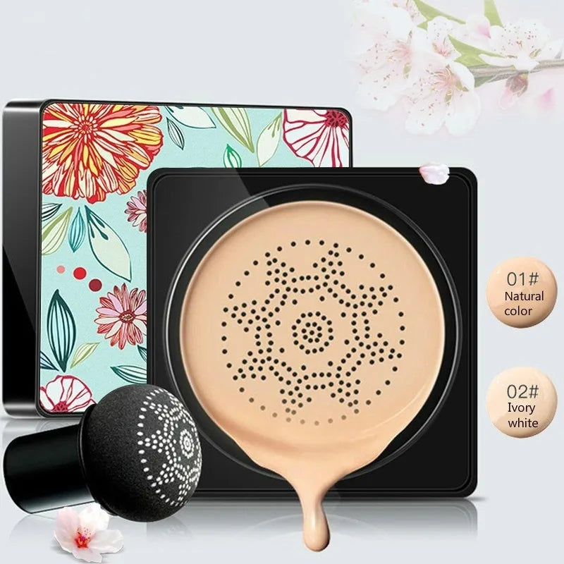 Air Cushion Foundation Concealer Whitening Liquid foundation Waterproof Brighten Face Base Makeup Peaceful Pleasures Health and Wellness