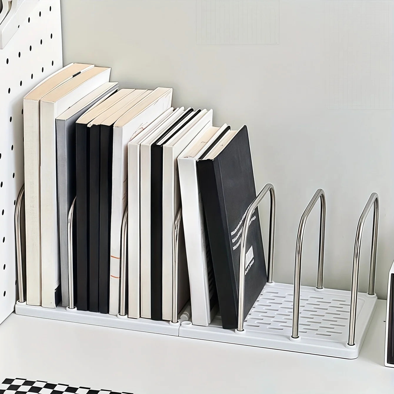 New Book Storage Box Student Desk Book Stand Bookshelf Drawer Pen Holder Desktop Storage Rack Office Desk Document Storage Rack Peaceful Pleasures Health and Wellness