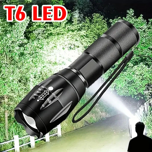 NEWBIRTH 1200 Lumen LED Flashlight – 5 Modes, Zoomable Torch LED Flashlight Oasis Select