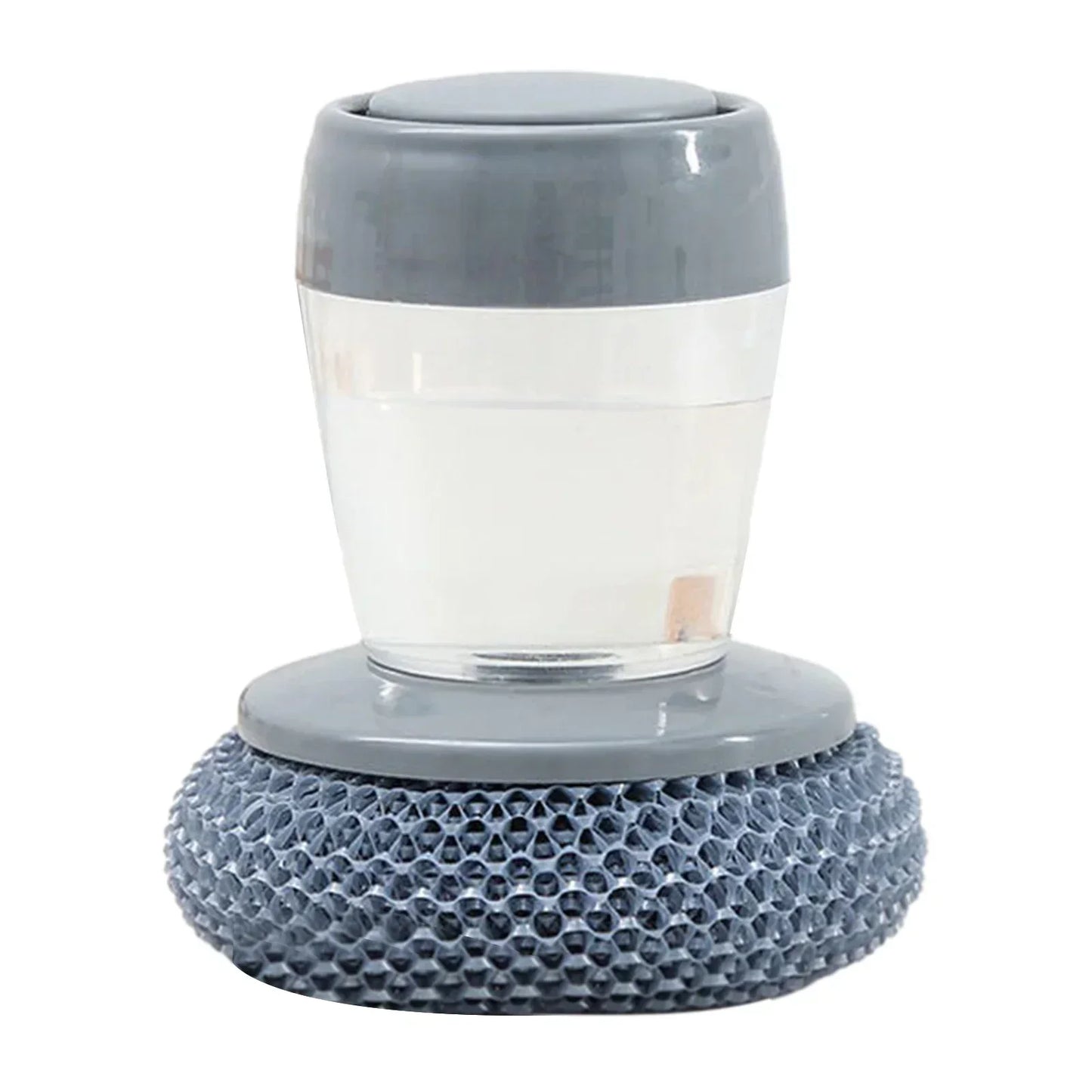 Soap Dispensing Pot Scrubber Brush | Kitchen Cleaning Tool