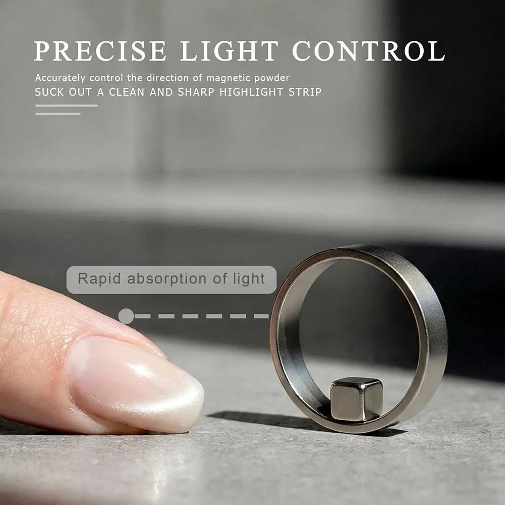 Cat Eye Nail Magnet Tool – Circular Double-Head for Gel Polish