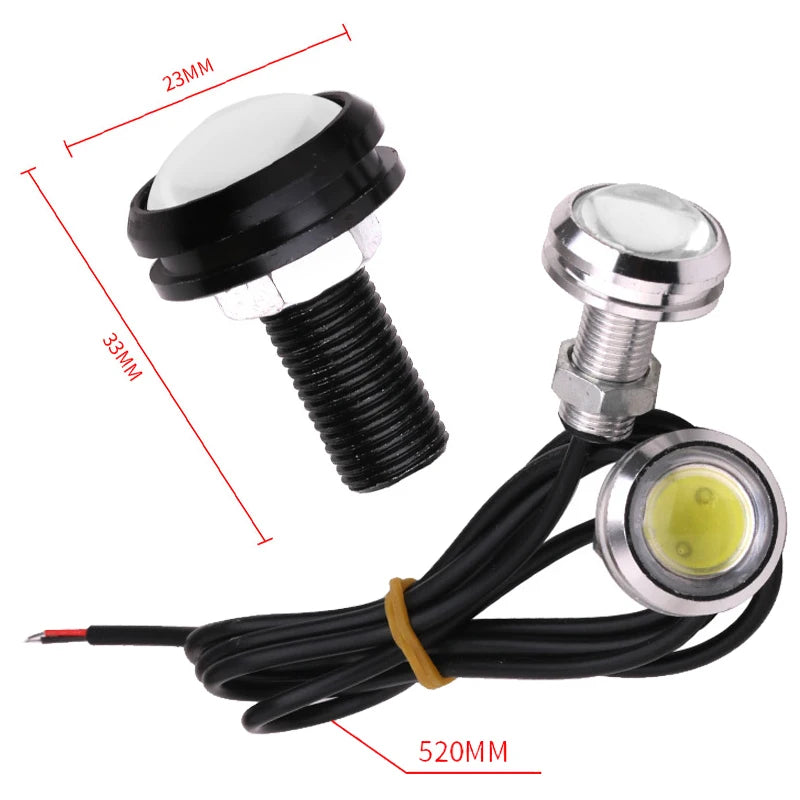 12V LED Eagle Eye Lights Waterproof DRL Reverse Lights – Car Truck