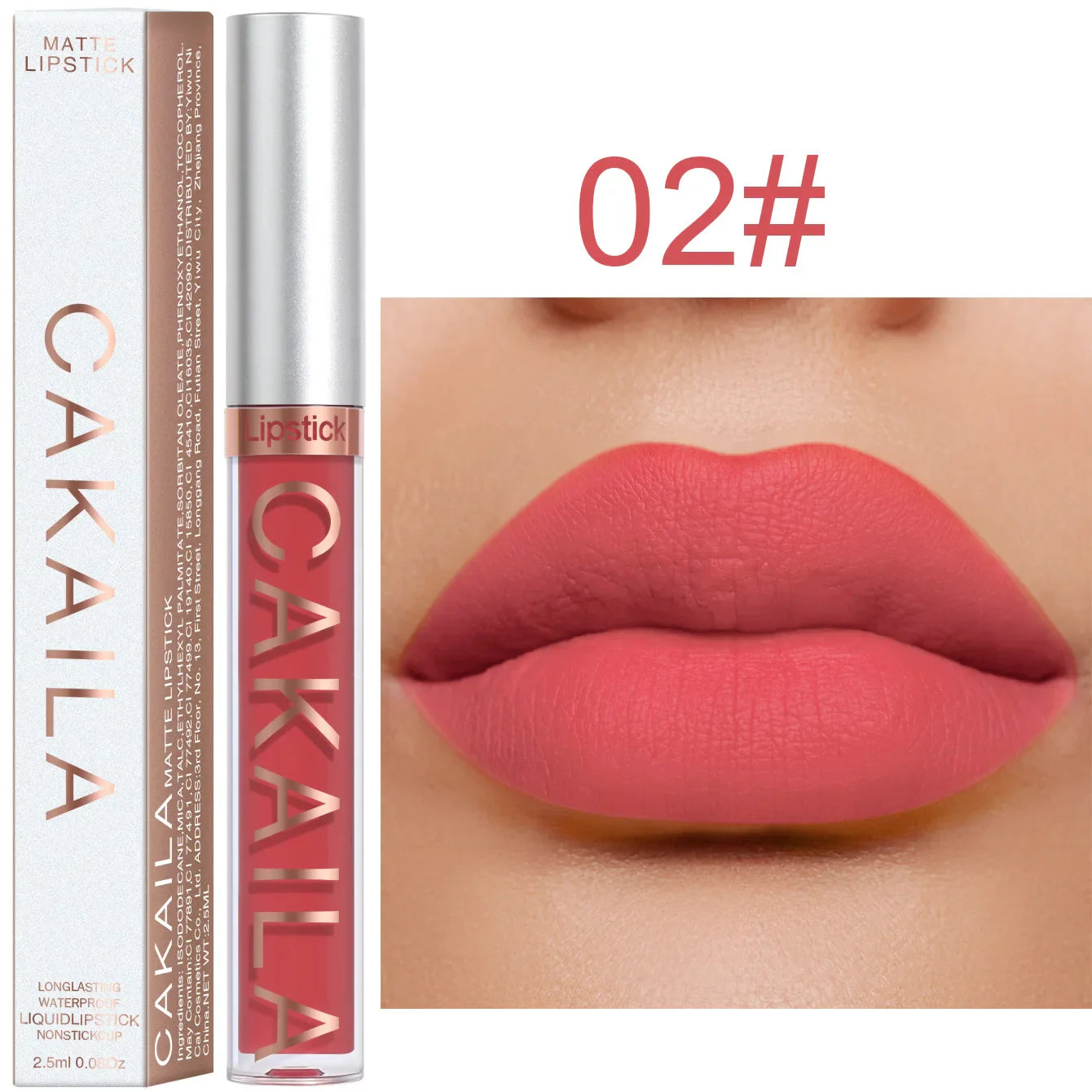18-Color Matte Waterproof Lipstick – Non-Transfer Lip Gloss Set