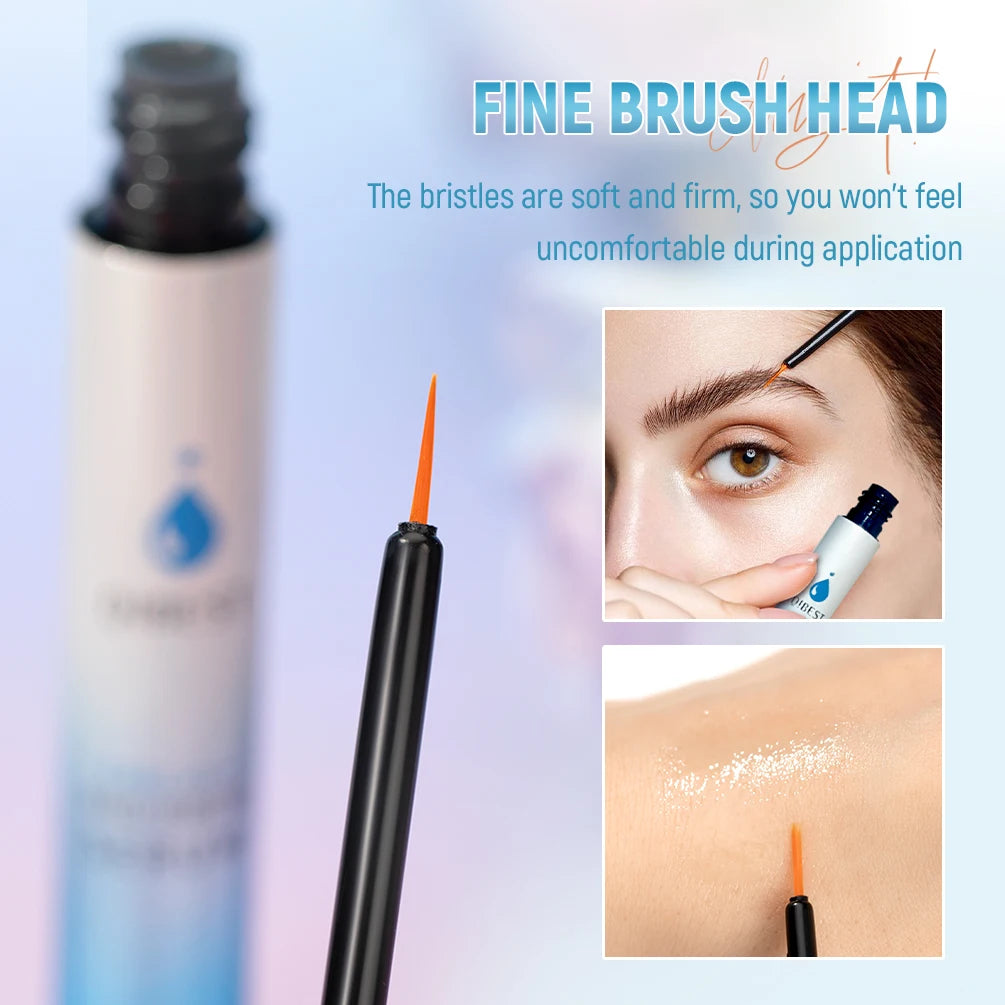 QIBEST Fast Eyelash Growth Serum Natural Eyebrow Eyelash Volume Thicker Lengthening Lashes Mascara Extension Eyelash Brow Serum Peaceful Pleasures Health and Wellness