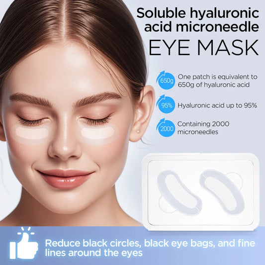 Ms.Dear Microneedle Eye Patches – Hyaluronic Acid & Collagen Microneedle Eye Patch Oasis Select