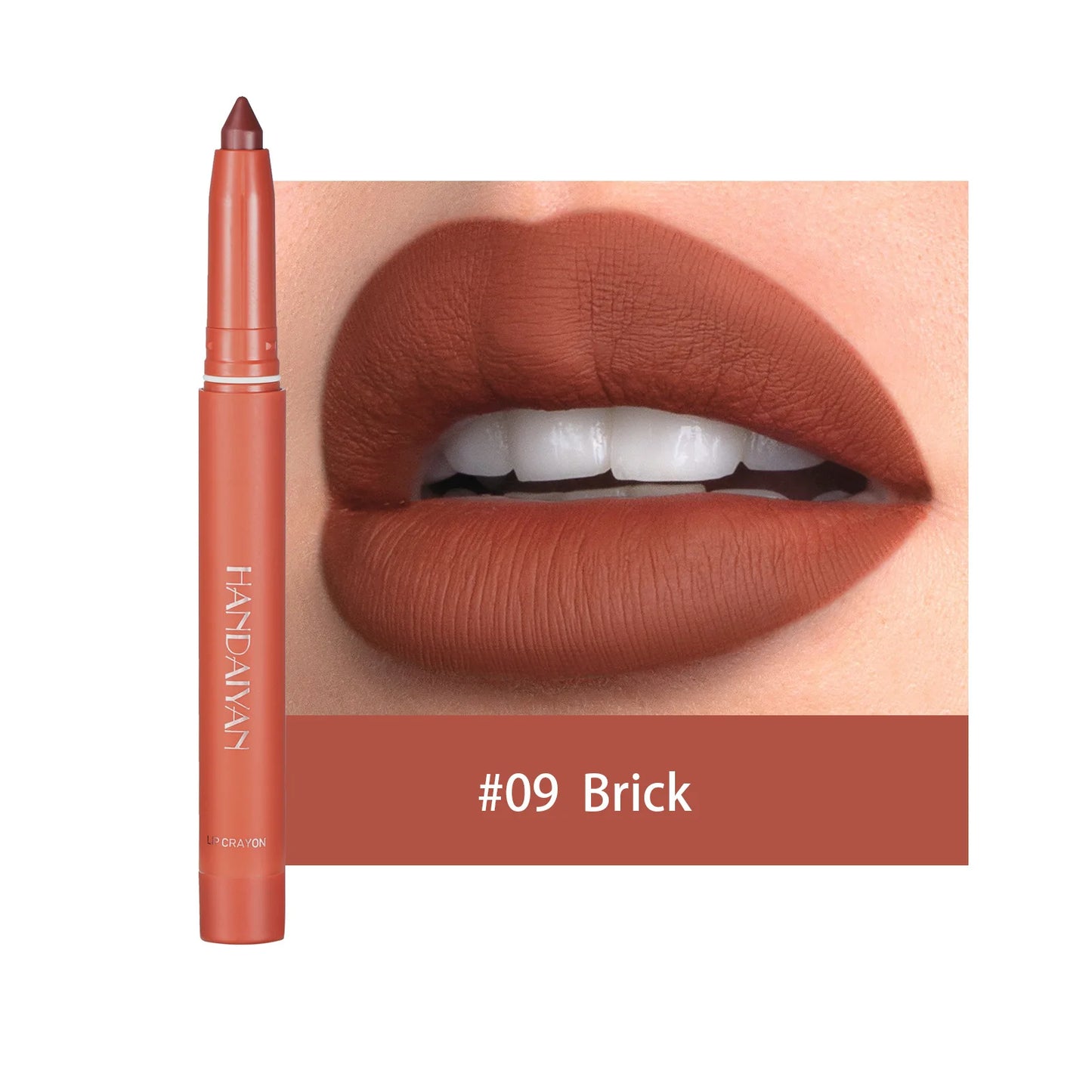 Handaiyan 12-Shade Matte Lipstick Pen – Waterproof Lip Liner