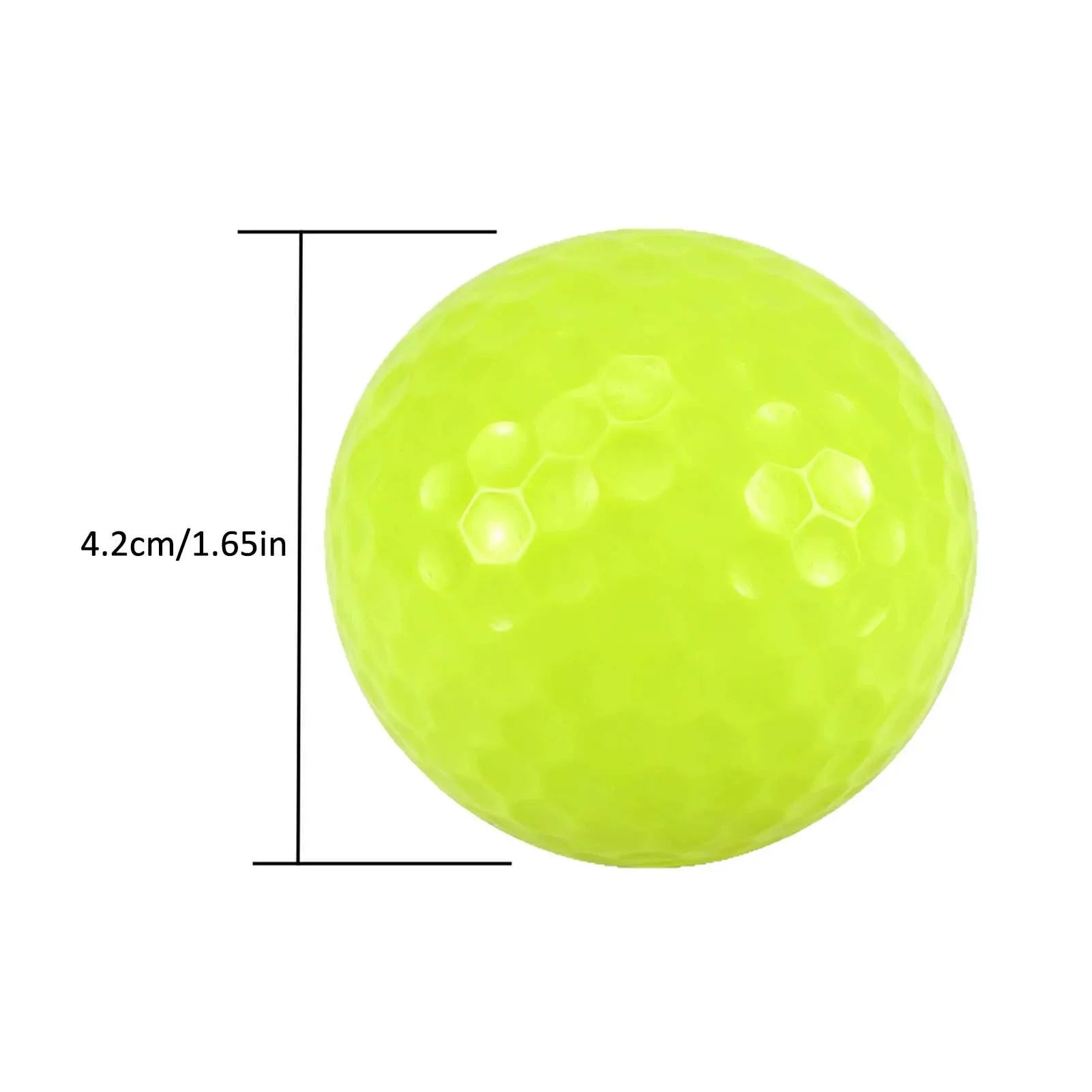 Glow Golf Balls for Night Reliable Material Practice Golf Sports Balls Suitable for Father's Day Christmas Peaceful Pleasures Health and Wellness