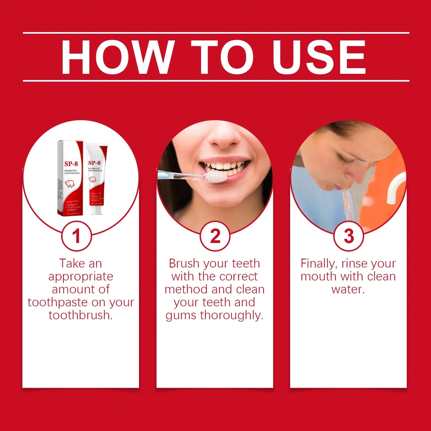 Probiotic Whitening Toothpaste – Plaque Removal & Fresh Breath