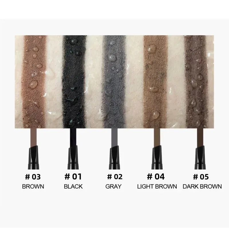 Handaiyan Double-Head Eyebrow Pencil – 5 Colors Waterproof