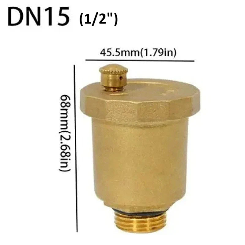 Brass Automatic Exhaust Pressure Relief Valve | Male Thread