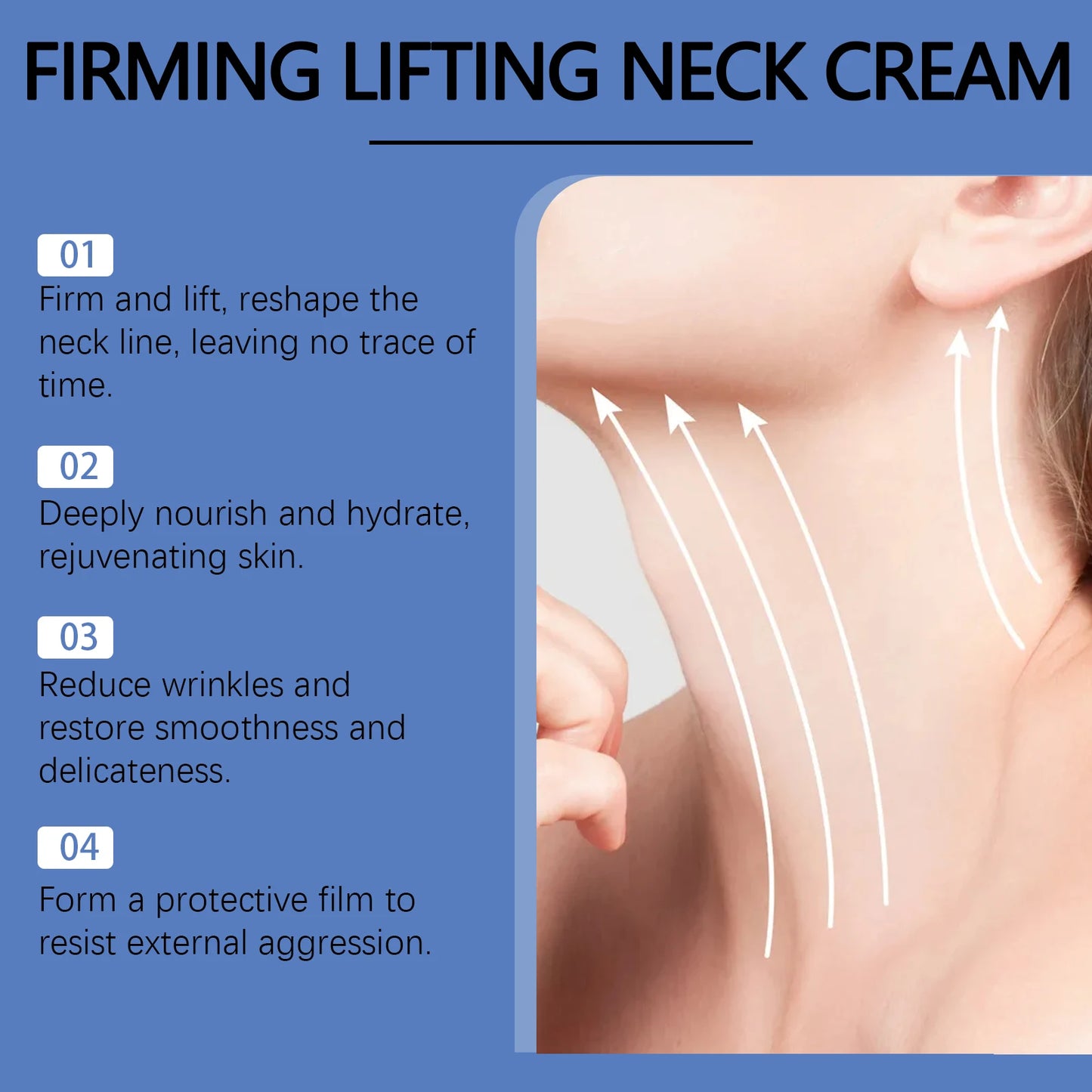 Collagen Neck Cream – Firming, Anti-Wrinkle & Brightening | 50g