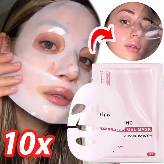 Pink Bio Collagen Hydrogel Face Mask – Salmon PDRN & Hyaluronic Hydrogel Face Mask Oasis Select